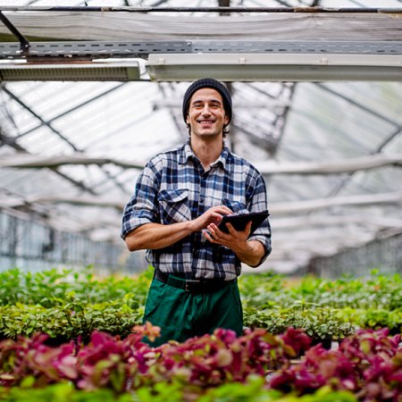 Nursery and greenhouse worker